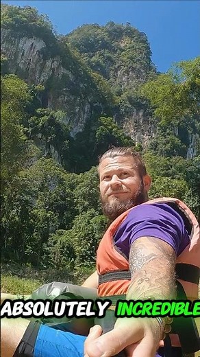 Bamboo Rafting in Khao Sok! 🌿🚣‍♂️ A Must-Do in #thailand