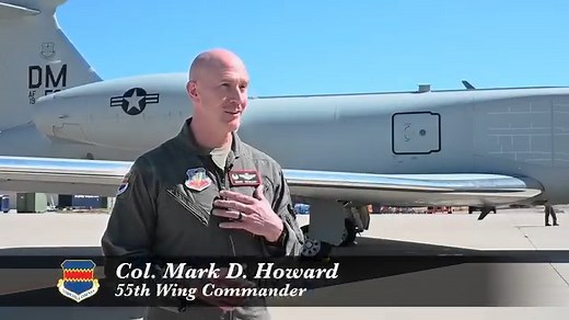 Col. Mark Howard, commander of the 55th Wing, proudly welcomed the arrival of the new EA-37B on August 23rd at Davis-Monthan AFB. This cutting-edge technology will modernize and strengthen our military, further bolstering the 55th Wing's mission to protect America and her allies. Our mission-ready Airmen are now more equipped than ever to lead the way! #MissionReady #ModernizeAndStrengthen #AirPower | Offutt Air Force Base