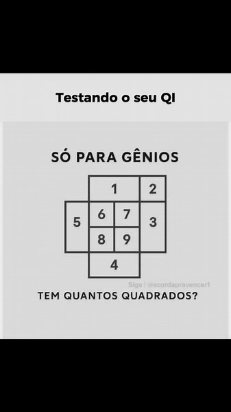 Testando seu QI