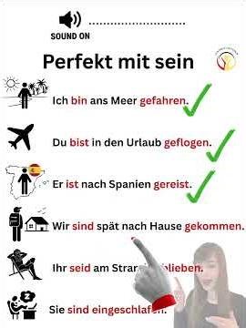 I went to the sea...?🤯Perfect tense simply explained ✅| German A2-B1 | Speaking German | German G...