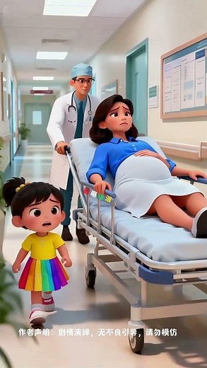 The little girl helped her mother #2d #cartoon #animation