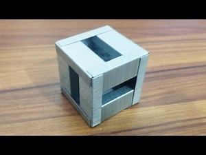 How to make a Cube || Stapler Pin craft