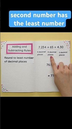 Significant Figure Rules for Adding and Subtracting #significantfigures