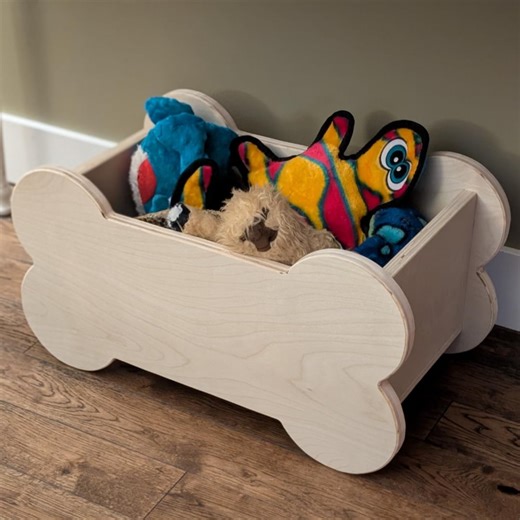 Easy DIY Dog Toy Box Plan, Fun Beginner Woodworking Project (PDF Download) - Etsy Canada