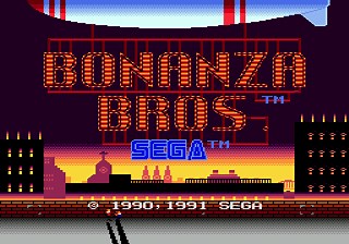 Bonanza Bros. (Sega Genesis) - online game | RetroGames.cz