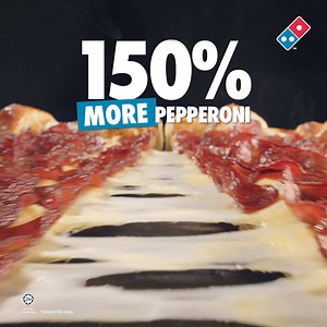 Pepperoni lovers, we’ve heard your request for MORE! Introducing our NEW PEPPERONI-RONI PIZZA with 150% more pepperoni and a Mozzarella Twisty Crust! Order now on our Domino’s app. #pepperoni #yass #giteww #PepperoniRoni | Domino's Pizza Malaysia