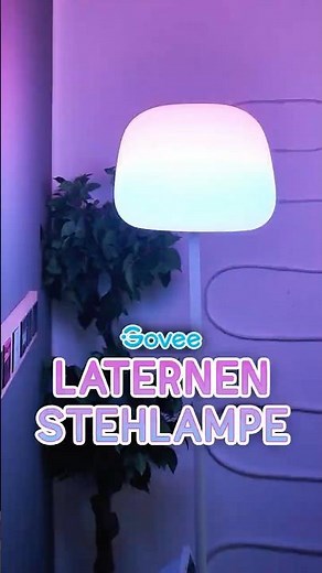 I tried out the new Govee Lantern floor lamp! 🔥