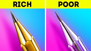 Rich vs. broke | epic school challenges and diy crafts with school supplies | 5-Minute Crafts Like