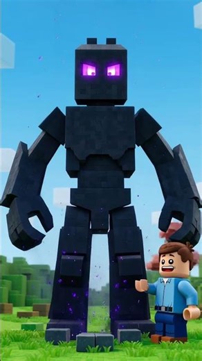 First Minecraft Lego Golem(animation)