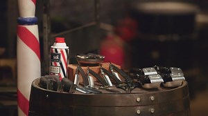 Bladesmiths give new meaning to a clean shave as they harvest steel from vintage barber’s chairs and razors to forge sleek, 11–13 inch signature blades sharp enough to impress—and cut deep.#ForgedInFire | Forged In Fire