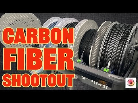Bambu Lab Carbon Fiber Filaments Comparison v Jaya PLA+, Prusa PETG, eSun PA-CF