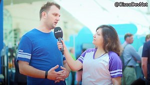 DevNet Zone interview at Cisco Live U.S. with Silvia K Spiva. #CustomerExperience #DevNet #CLUS https://developer.cisco.com/network-automation/?utm_campaign=automation19&utm_source=social&utm_medium=ofacebook-automation19-michael | Cisco DevNet | Facebook