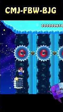 Super Mario Maker 2 🔧 Glacier Underpass (Kaizo Lite) 🔧 TokyoSushi #short