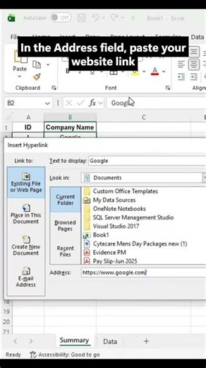 let's learn how to add hyperlink in Excel easy way | Excel series #excel #hyperlinks #microsoft