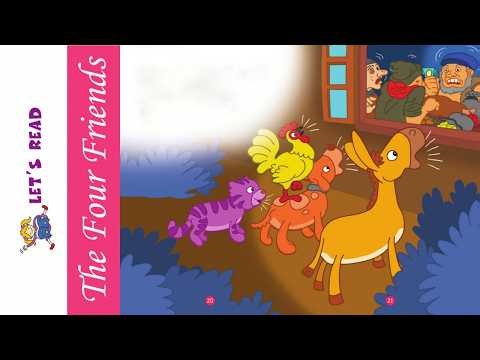 Story of Four Friends | Classic English Fairy Tale | Read Aloud for Kids