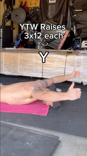 YTW Shoulder Exercise 🏆 #fitness #gym #workout