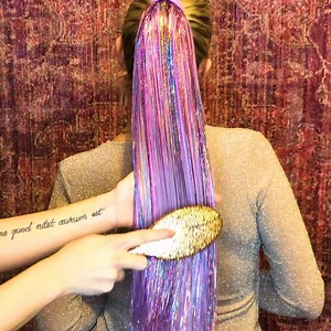 Glitter ponytail extensions add sparkle to your hair | Insider Style