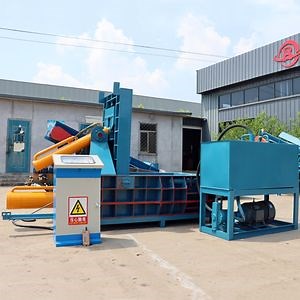 [Hot Item] Y81-125t PLC Control Scrap Metal Baler Hydraulic Baler for Metal Sheet Blocking Machine Scrap Metal Baler