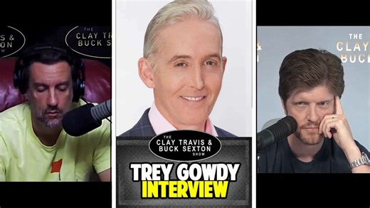 CLAY & BUCK TAKE ON TREY GOWDY .@BuckSexton: "It sounds like a gun-grabbing Democrat point of view on this, Trey. That's why you're catching all the heat on this. I have to say, I'm a little surprised." Watch the full debate on YouTube: https://youtu.be/JjFPwvVgpE8 | The Clay Travis and Buck Sexton Show