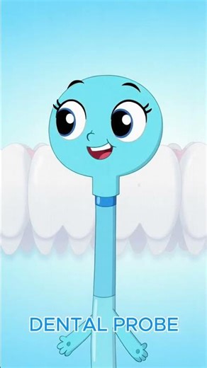 Dental Tools Explained 🦷🛠️ | What Dentists Use #animation #cartoon #medicalshorts