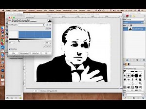 Ein Stencil mit Gimp erstellen