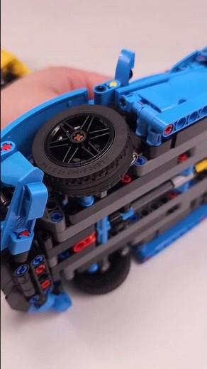 LEGO Technic Chevrolet Corvette Stingray Blue (42217)[732 pcs] Review #shorts ‪@TopBrickBuilder‬
