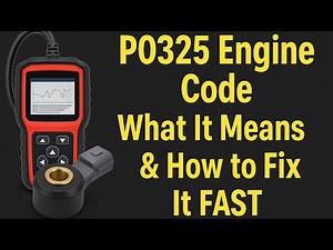 P0325 Code Explained – Knock Sensor 1 Circuit Malfunction (Bank 1): Causes, Symptoms & Fixes