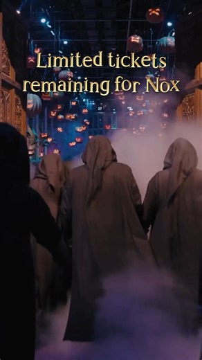 168K views · 1.9K reactions | Experience the magic of Nox…  Limited tickets remaining! Join us, if you dare, on 29th or 30th October. ✨ ️ Book now: https://wbstl.co/nox-2025 #WBTourLondon #Nox #Halloween | Warner Bros. Studio Tour London | Facebook