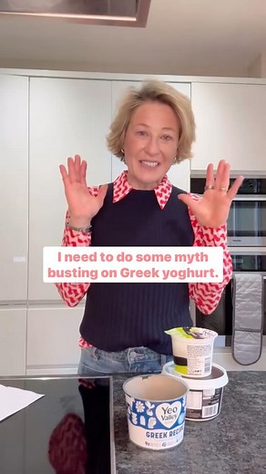 Dominique Ludwig Nutritionist MSc on Instagram: "#mythbusting Correct Greek yoghurt is a processed food. But not all processed foods are bad for us. Sometimes processing IMPROVES the quality of the food. This is the case with yoghurt. Fermenting milk changes the food matrix and improves its quality by improving digestibility, increasing numbers of beneficial probiotic bacteria and also affecting the way we process a metabolised the saturated fat. As you can see those are three very important ben