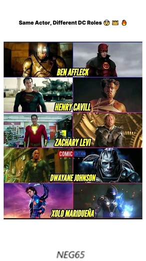 DC Actors😎 Who Played Multiple Superheroes 😲 | Comic Edition