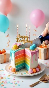 Mini Rainbow Cake Explosion – So Colorful, So Satisfying!