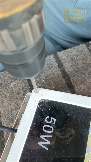 50W LED Flood Light Repair | Jammed Screw Removed Using Drill | LED Light Fix