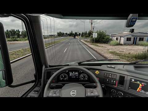 4K Realistic Ultra Graphics VOLVO | American Truck Simulator Snowymoon Mods Gameplay