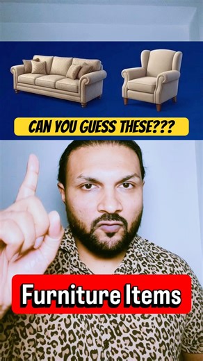 Can You Name These Furniture Items? | Furniture Names in English