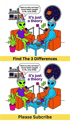 Can You Spot The 3 Differences? 👽🎙️ Alien Conspiracy Podcast