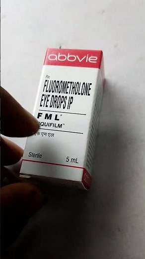 FML eye drops (Fluorometholone Eye drop IP