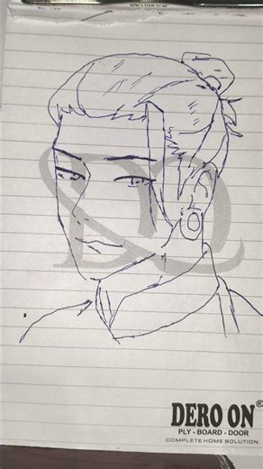 Epic New Style Anime Drawing 😎😁#Shorts #drawing