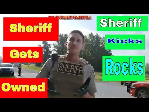Sheriff gets owned and kicks rocks 1st amendment audit, 2nd amendment audit fail NC