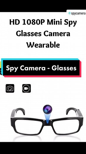 Spy Camera - Find it here https://bit.ly/4407gA7 HD 1080P Mini Glasses Camera Wearable Portable Video Recorder Camcorder Outdoor Security Action Surveillance Cam For Driving
