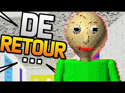 BALDI DEVIENT FOU !!! | Baldi's Basics in Education and Learning