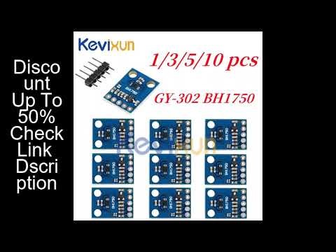 10pcs/1pc GY-302 BH1750 BH1750FVI Light Intensity Illumination Module Digital Optical Intensity Illu