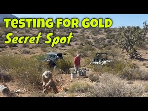 Locate Gold Deposits / Lost Basin Arizona / Testing