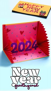 New Year Greeting Card 2024 | Happy New Year Card 2024 | Paper Crafts | Pop Up Card #diy #diycrafts #diyprojects #diytutorial #diyvideo #artandcraft #papercraft #greetingcards #cardmaking #popupcard #newyears #NewYearcards #newyear2024 #popupgreeting #greetingcards #giftideas #gifting #gifts #handmadewithlove #howtomake #tutorial | D.I.Yay