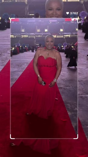 Lady in Red Mystic Krewe of Femme Fatale 2026 Gala #countyourblessings #notyourproblems #perfectlyimperfect #flawsandall #chroniclesofbaldy