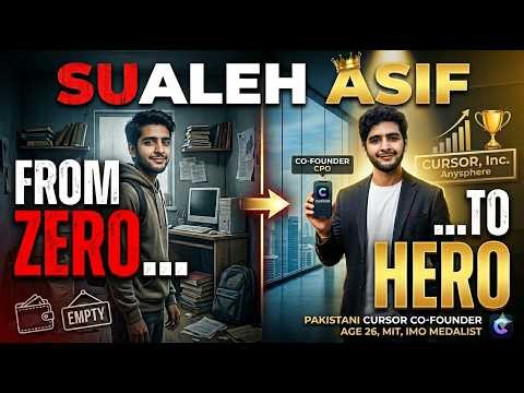 From Pakistan to the World The Rise of Sualeh| MIT to Cursor: The Incredible Journey of Sualeh Asif