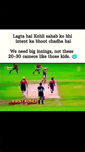 Virat Kohli: Intent over Innings? 😱29(12) — Aggression or Risk? 💥🔥 #ipl2026 #viratkohli #RCB.