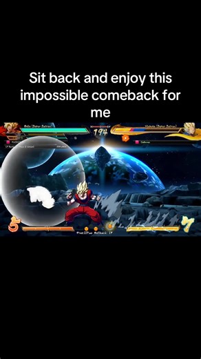 This dudes defense was absolutely insane. Had to show em how to play neutral. #dragonballz #fightinggamescommunity #dbfz #comeback