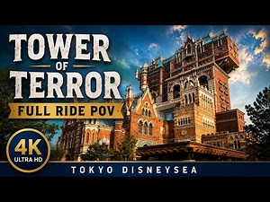 【タワー・オブ・テラー】フルライド映像｜Tower of Terror Full Ride POV 【4K】