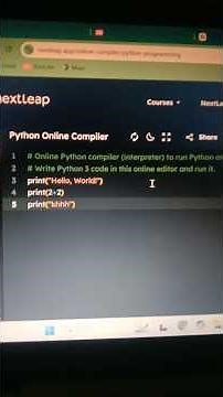 How to Run Python Program Code online | Run Python Code Online Free 🔥 | Python Compiler Online