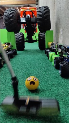 I Built a Custom Mini-Golf Course | Monster Truck Arena Hole